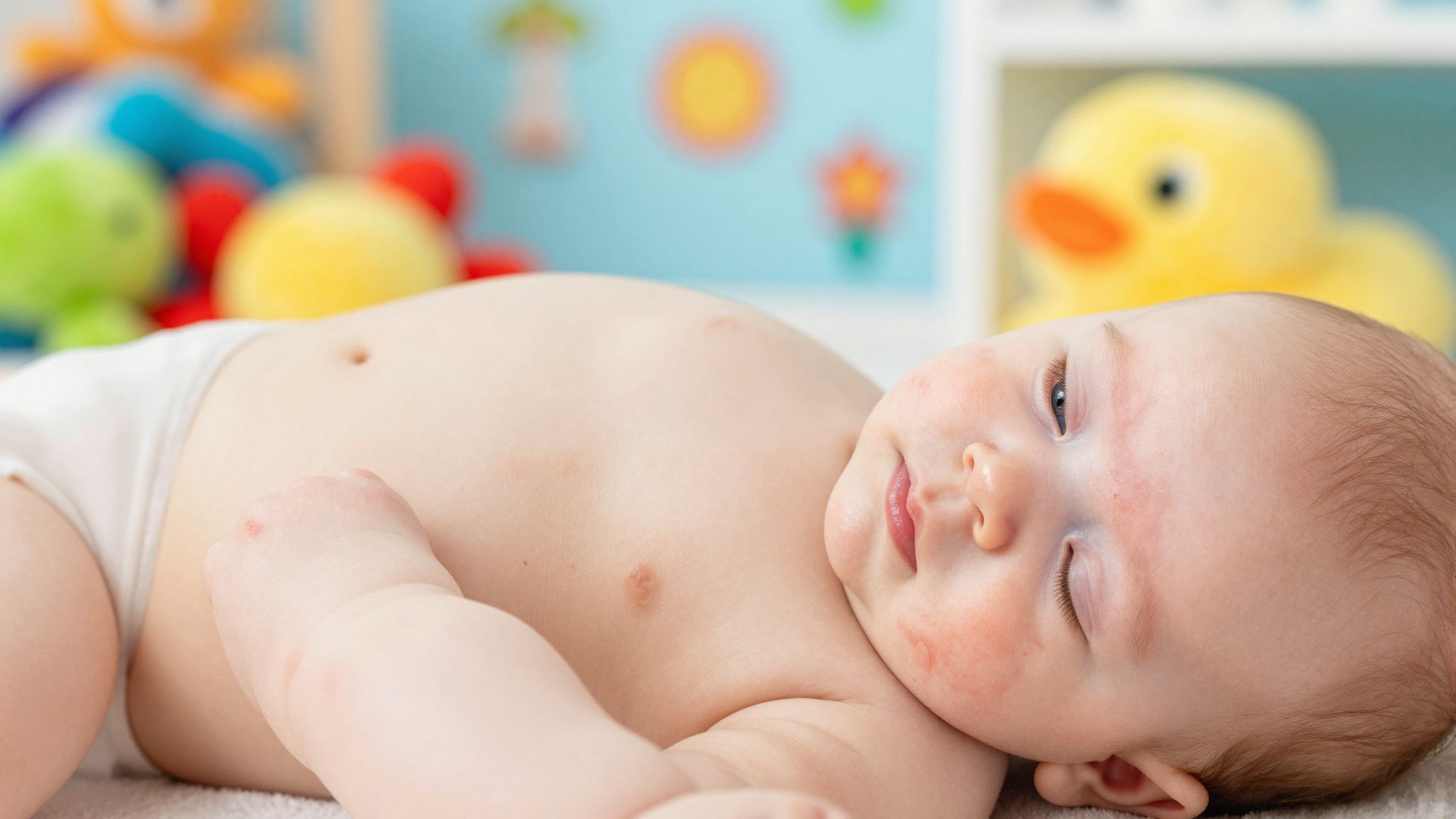 Az ekcéma jelei közé tartozik a bőrpír és viszketés.