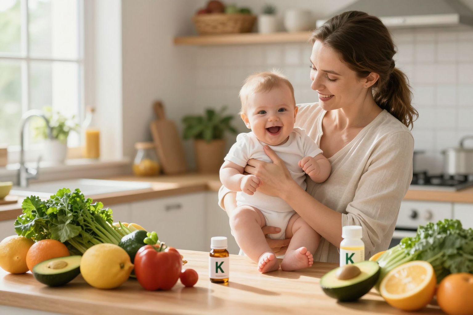 A K-vitamin segíti a D-vitamin felszívódását.