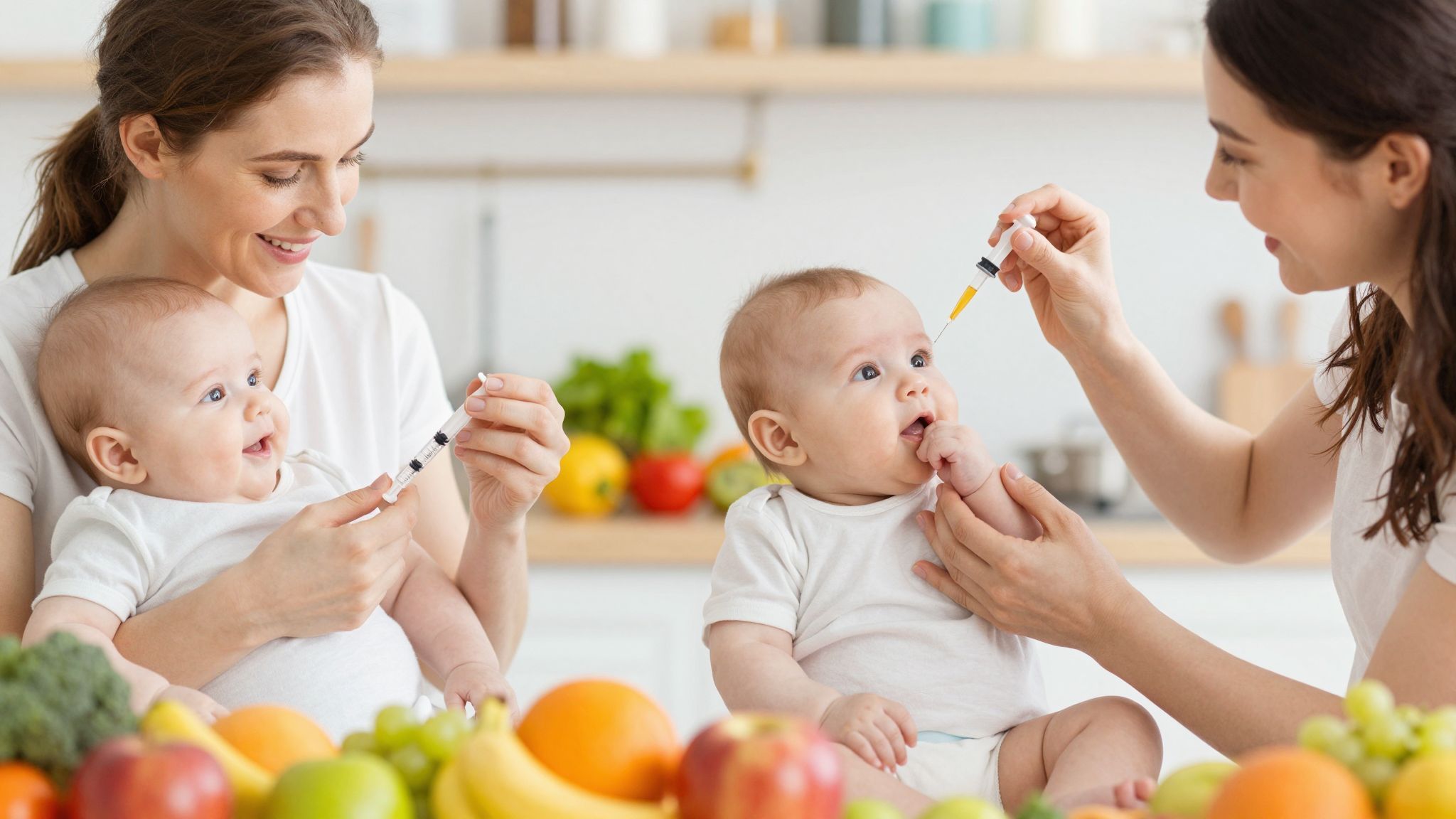 Injekció gyorsabb felszívódást biztosít csecsemők számára.