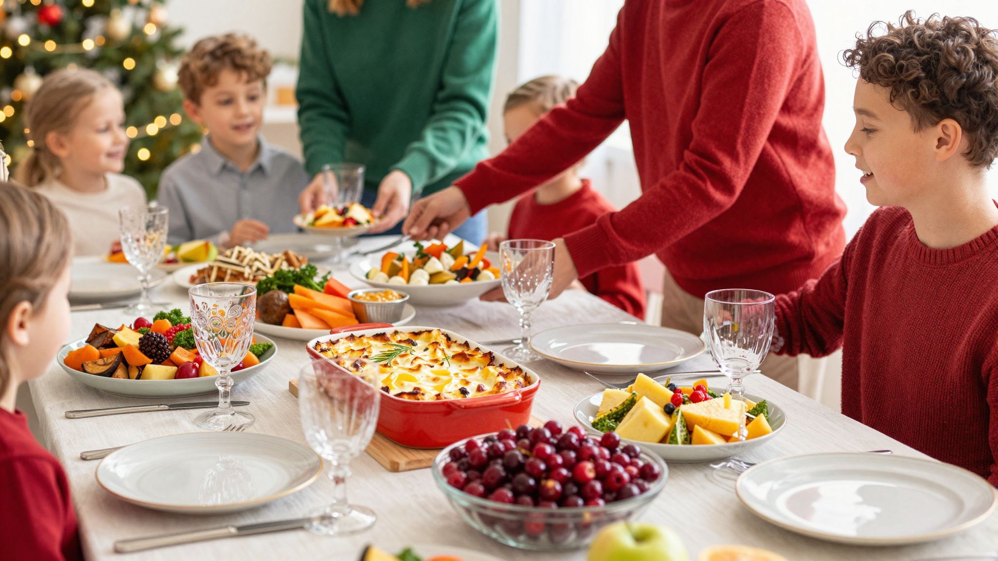 A köretek gazdagítják az ünnepi ízek harmóniáját.