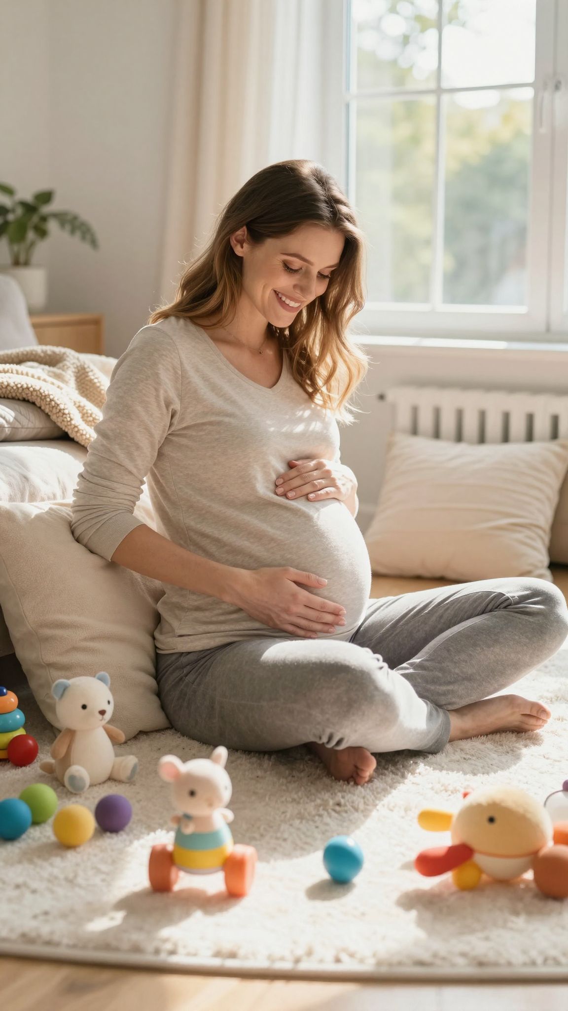 A magzat napi rutinja alvás, ébrenlét váltakozása.