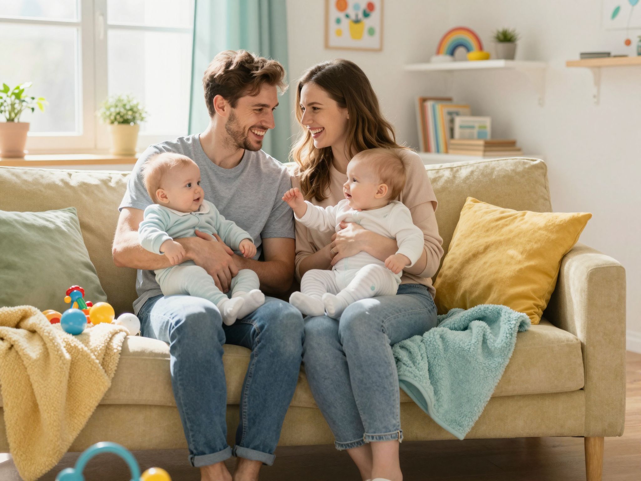 A második baba érkezése új kihívások elé állítja a párt.