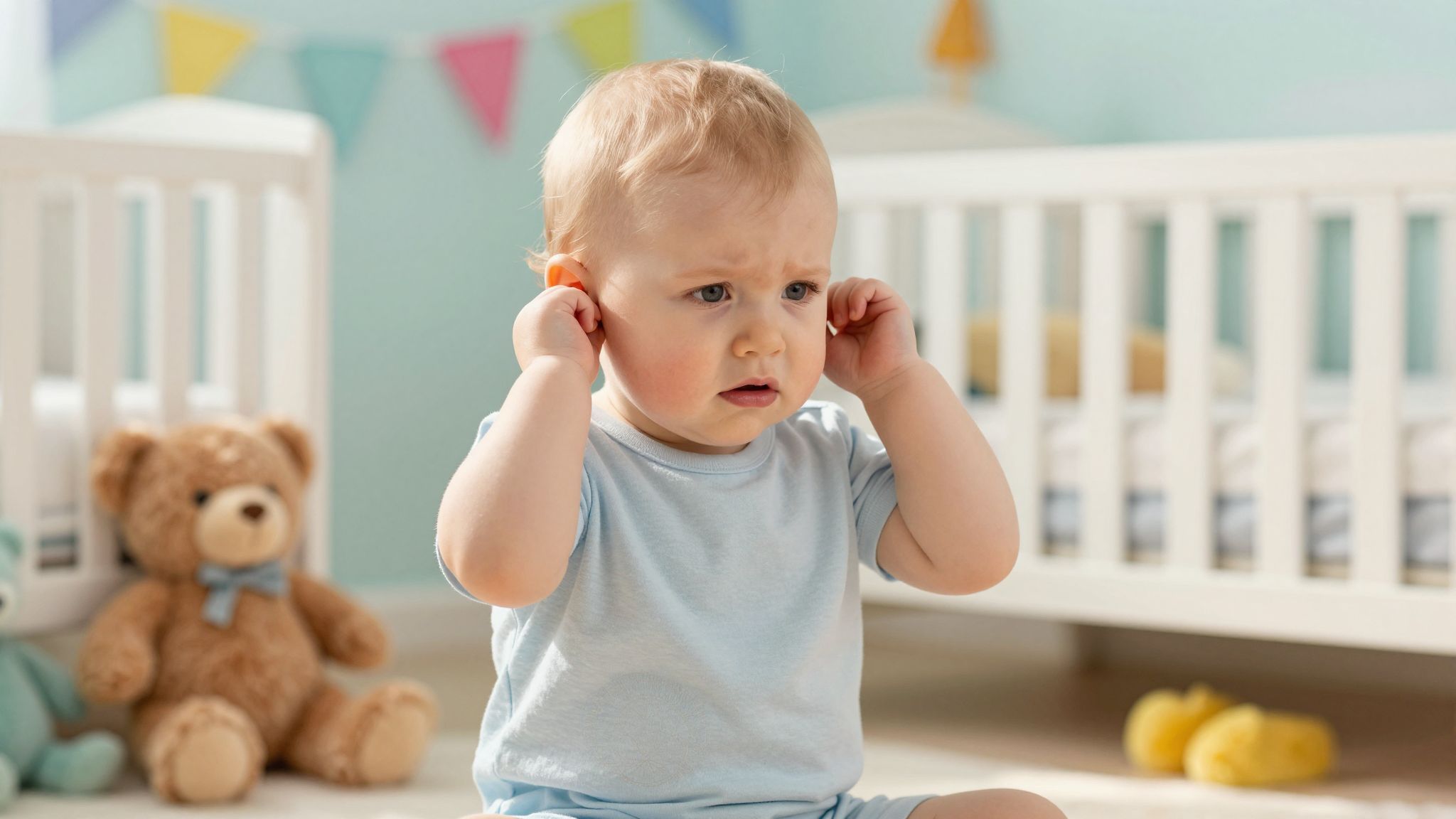 A fülhúzás gyakori jel fülgyulladásra kisbabáknál.