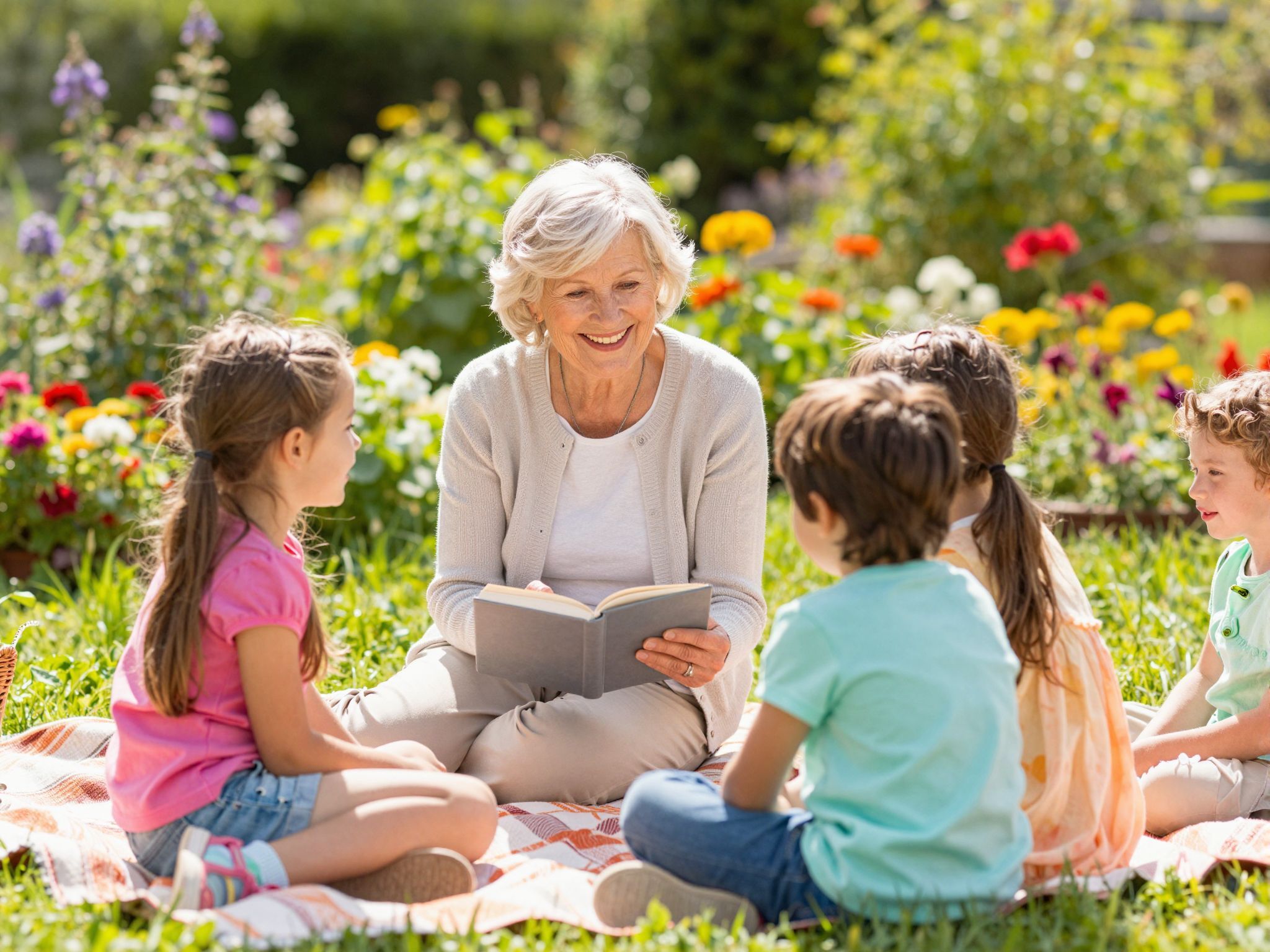 A nagyszülők támogatják a családi gazdaságot és örökséget.