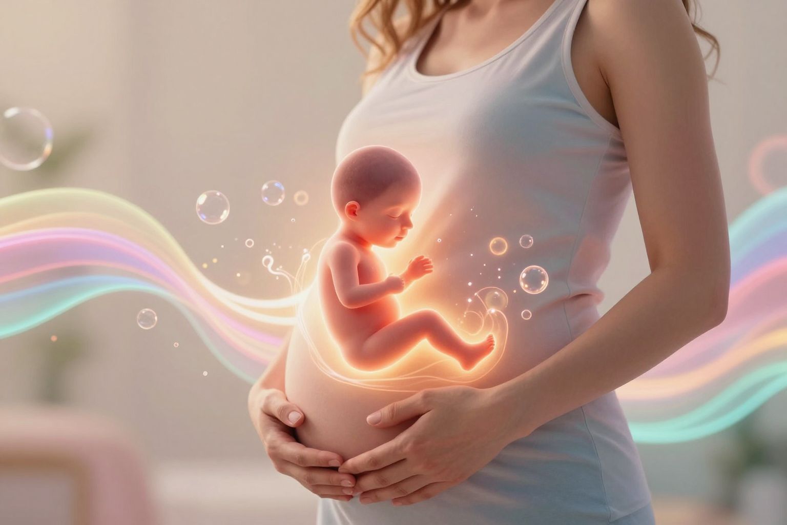 A magzat mozgása és hallása a 13-20. héten fejlődik.