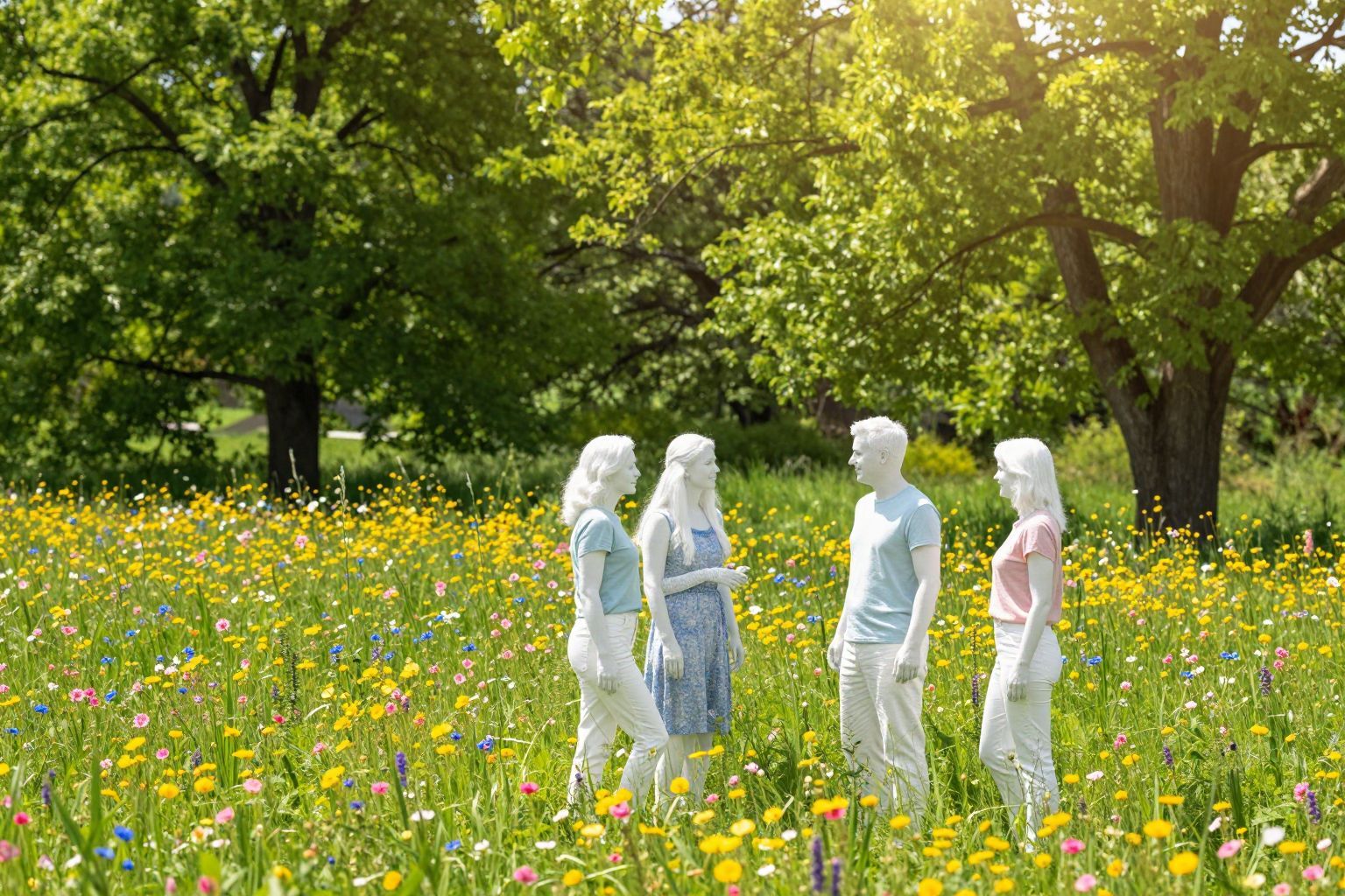 A zöld szín a természet újjászületését szimbolizálja.