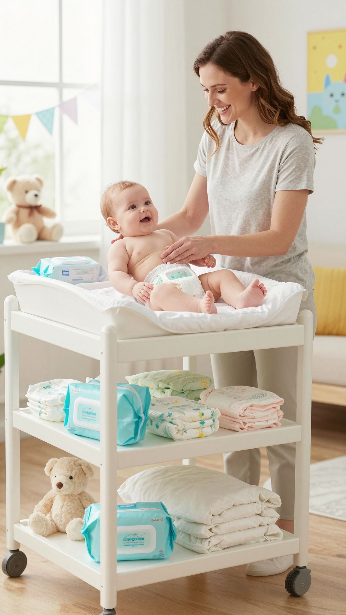 A nedves törlőkendők irritálhatják a bababőrt és allergiát okozhatnak.