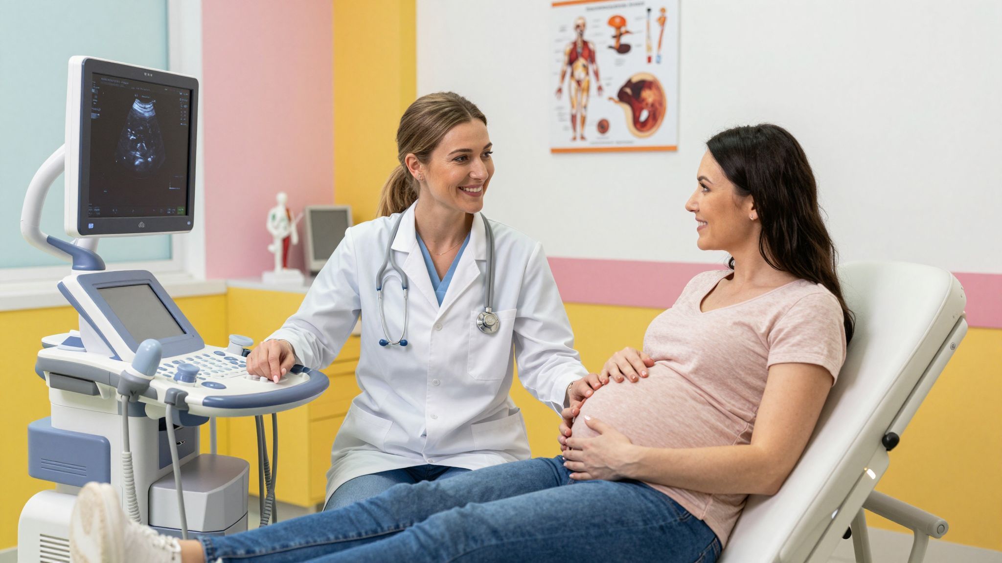 Az ultrahang javítja a terhességi kor meghatározását.