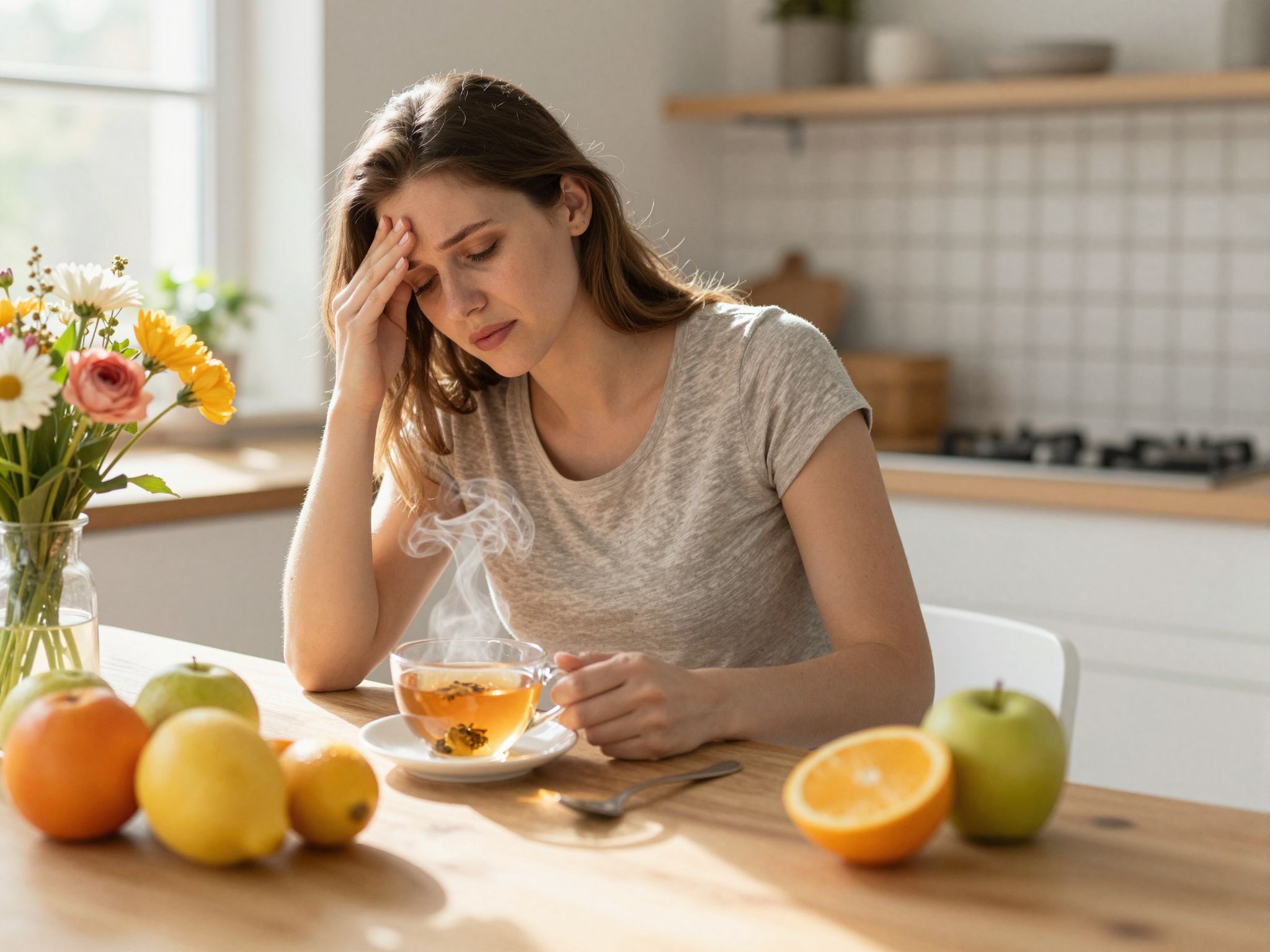 A hormonváltozások fáradtságot és reggeli rosszullétet okoznak.