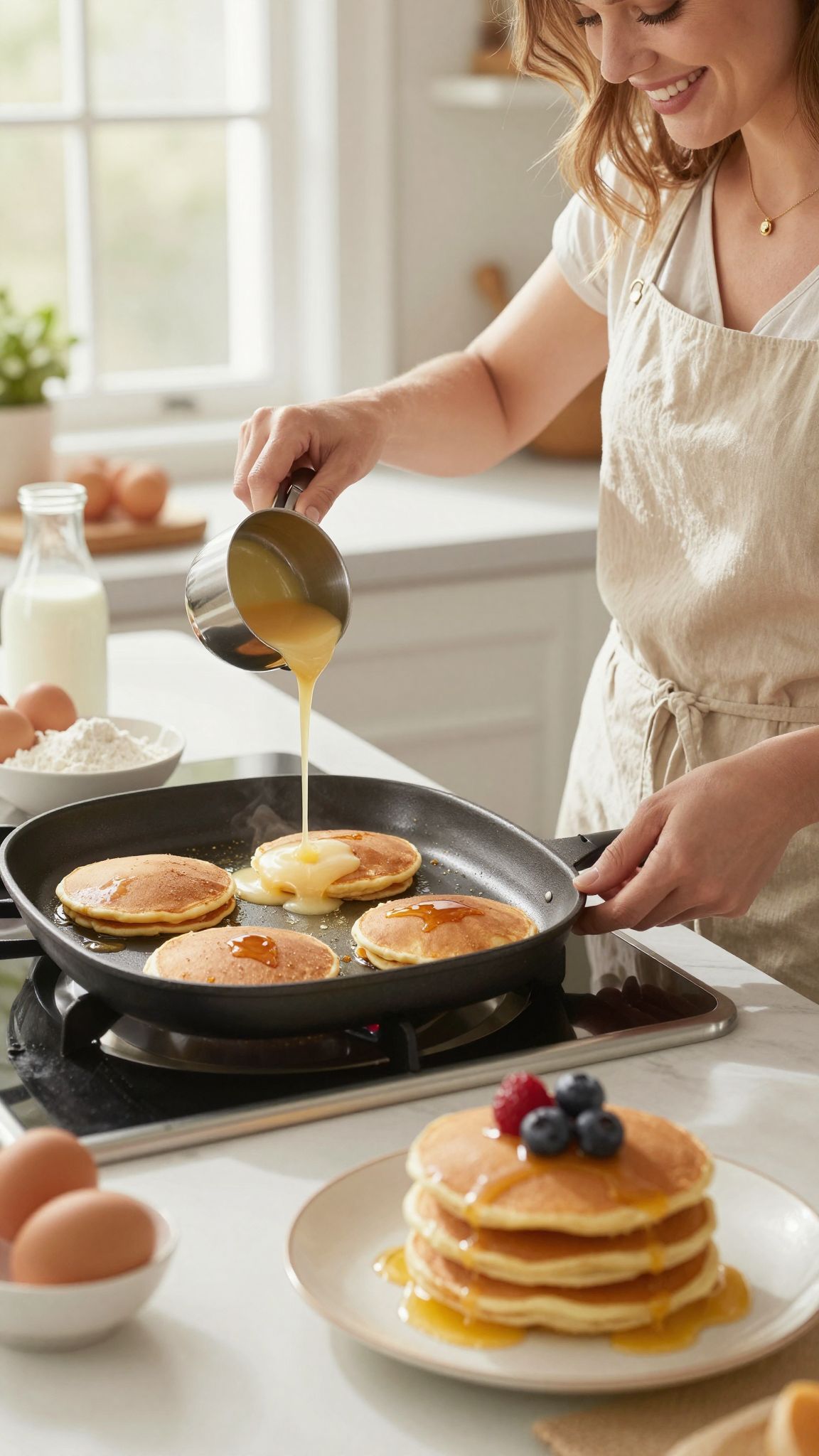A hőmérséklet pontossága kulcs a tökéletes palacsintához.