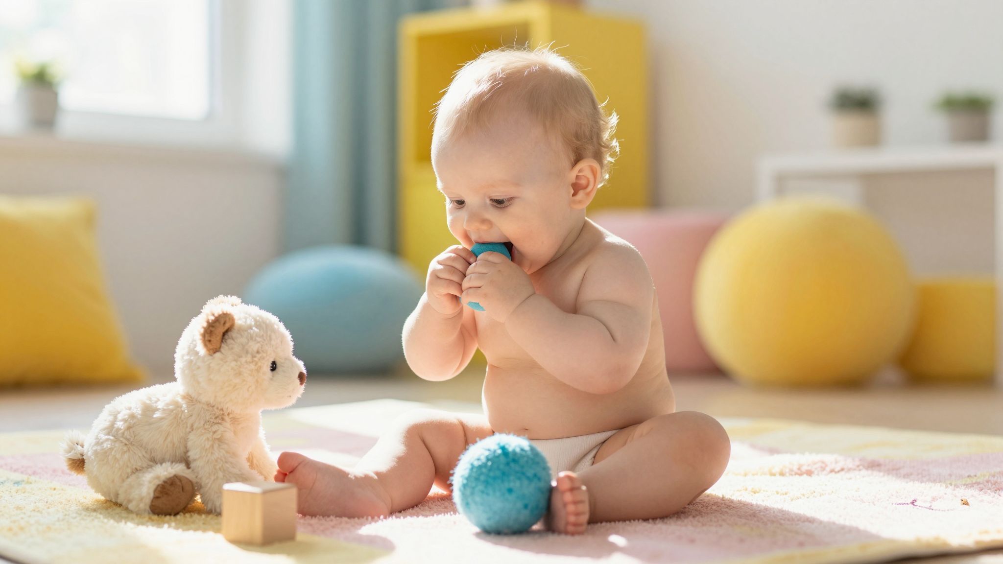 A babák a szájuk segítségével tanulják meg a világot.