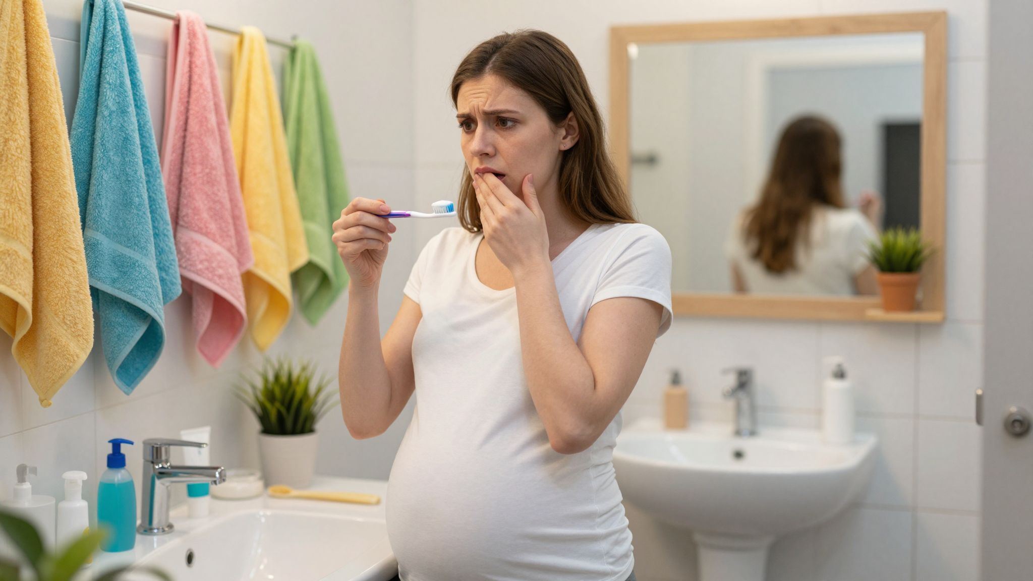 A hányás utáni szájhigiénia csökkenti a fertőzés kockázatát.