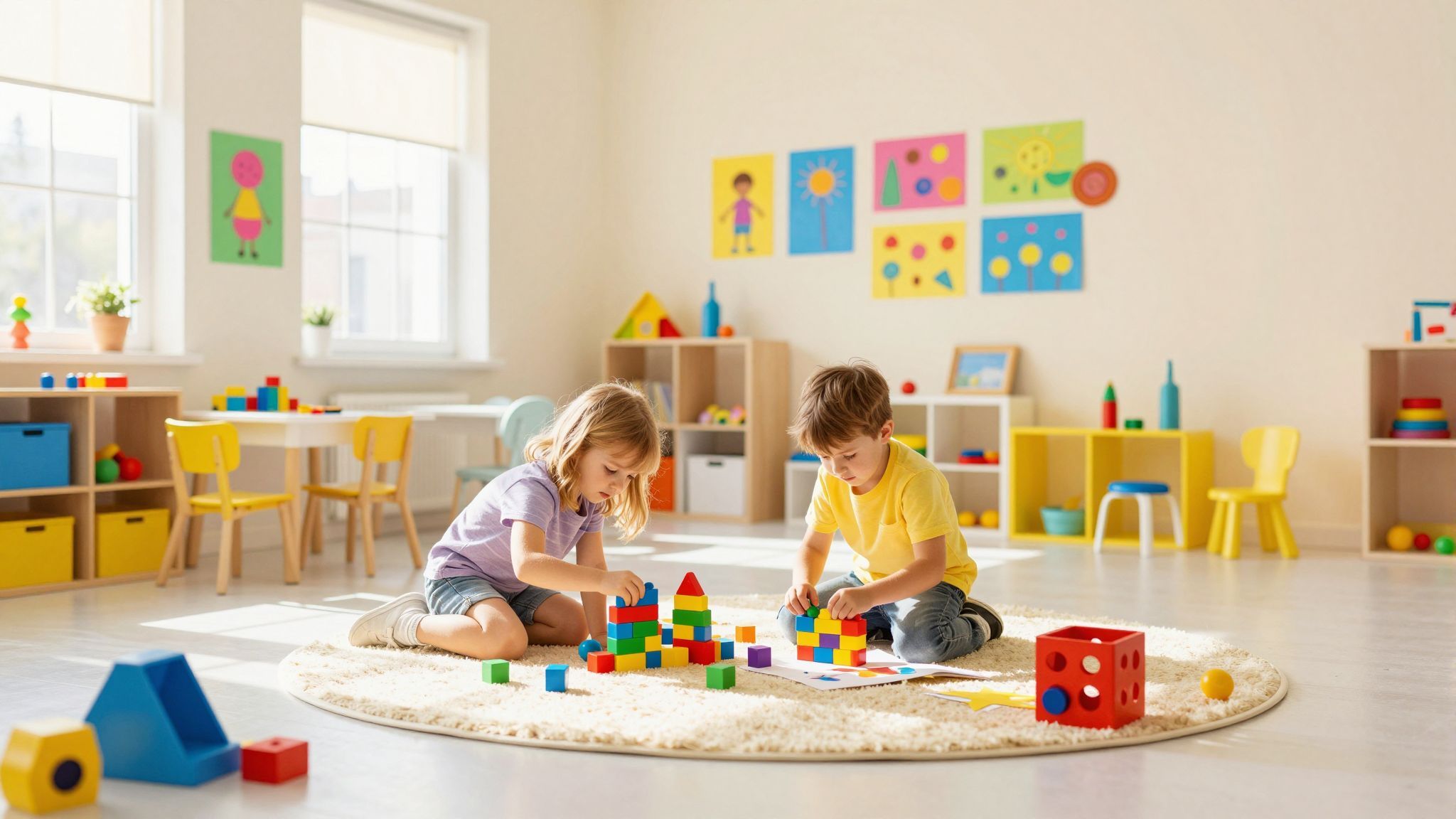 A színek serkentik a gyerekek kreatív gondolkodását.