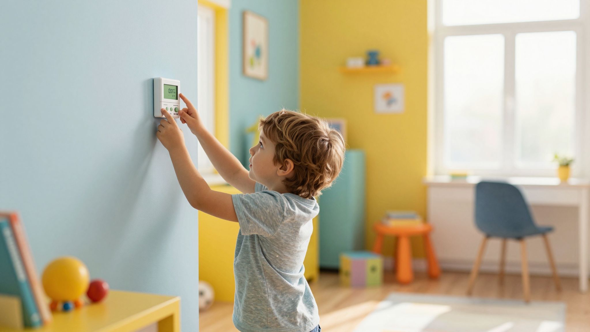 A szoba hőmérséklete befolyásolja a gyermek alvását.