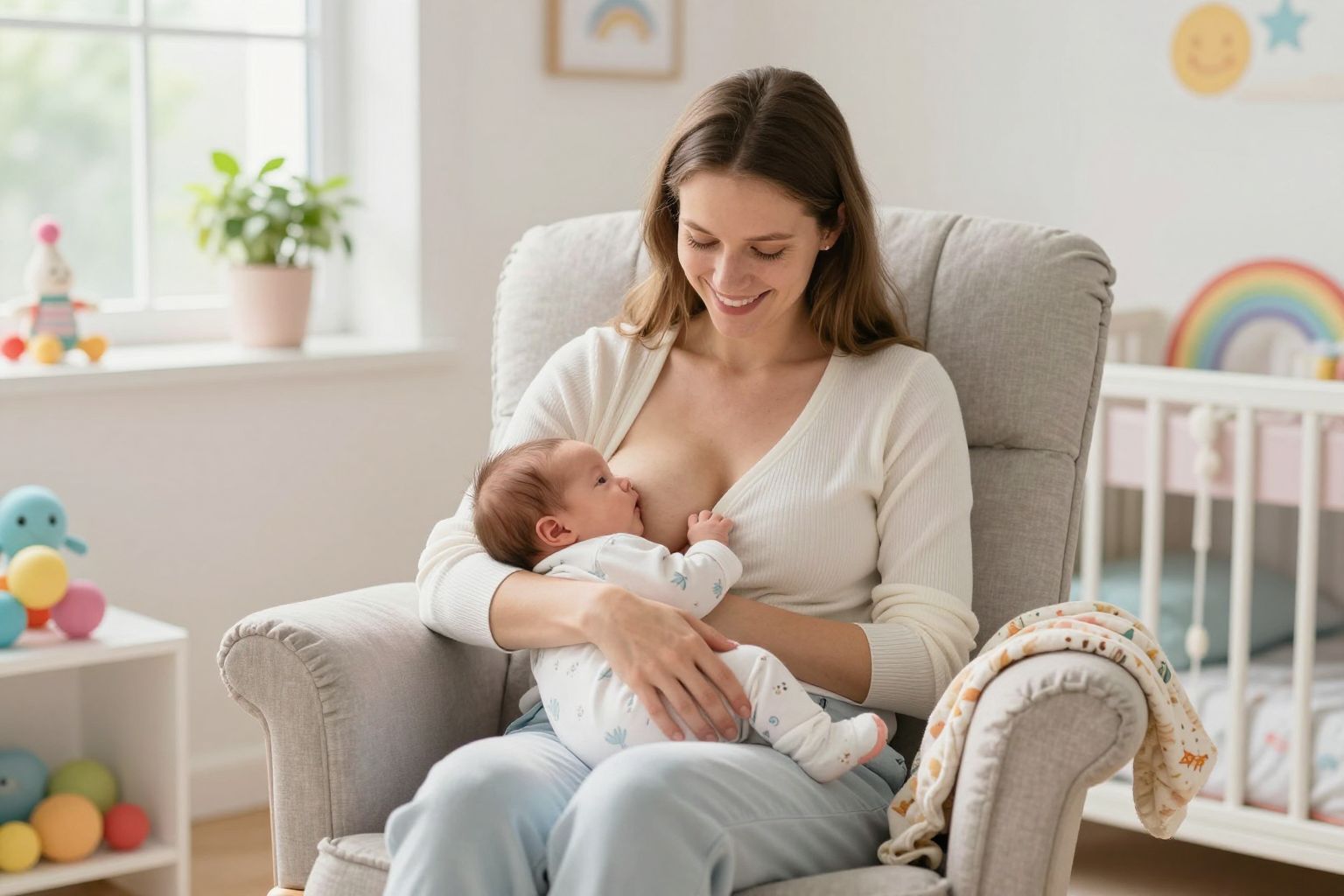 Figyeld a baba szopási ritmusát és nyugalmát!