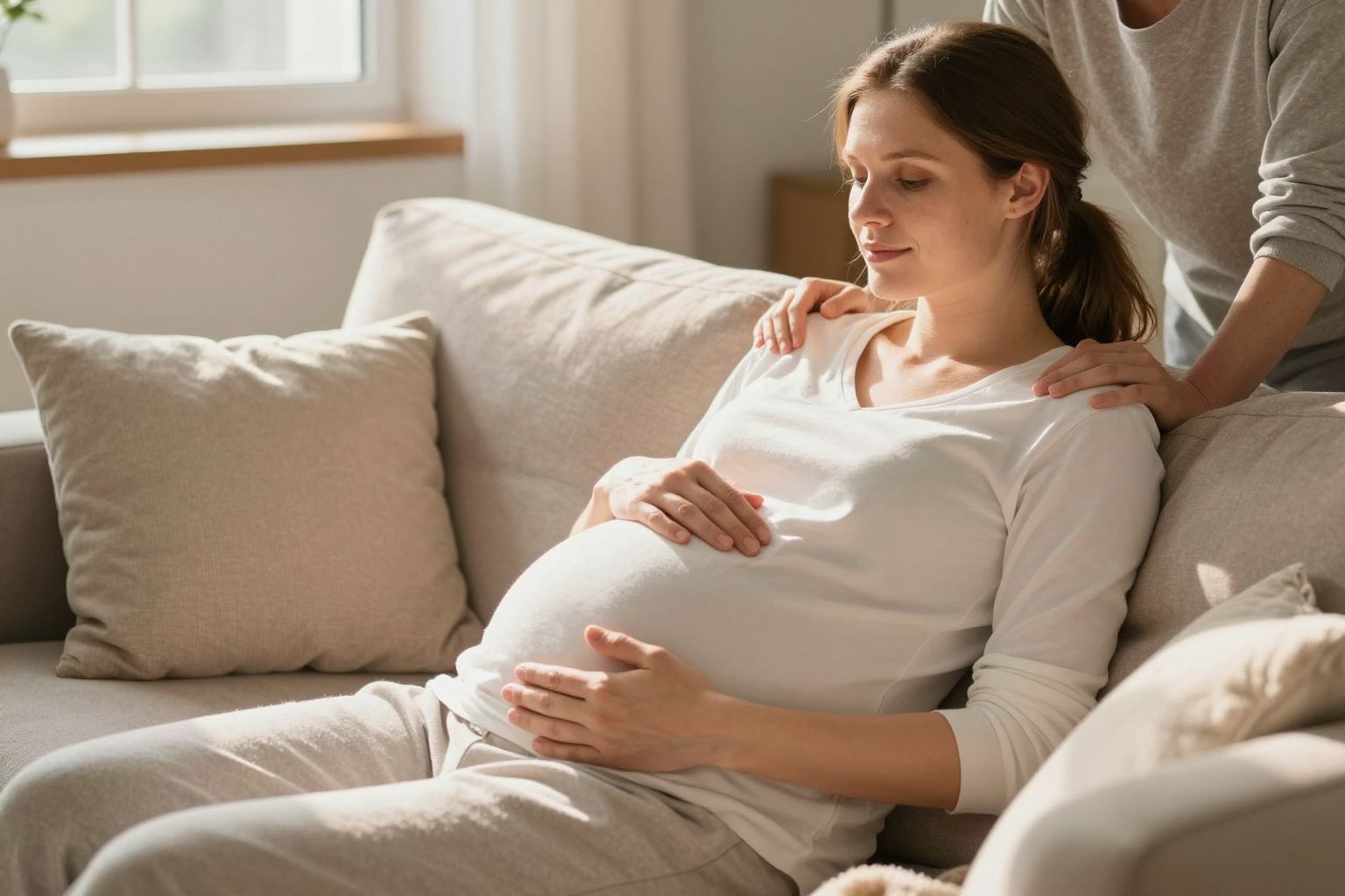 A méhnyak elvékonyodik és kitágul az előjelek során.