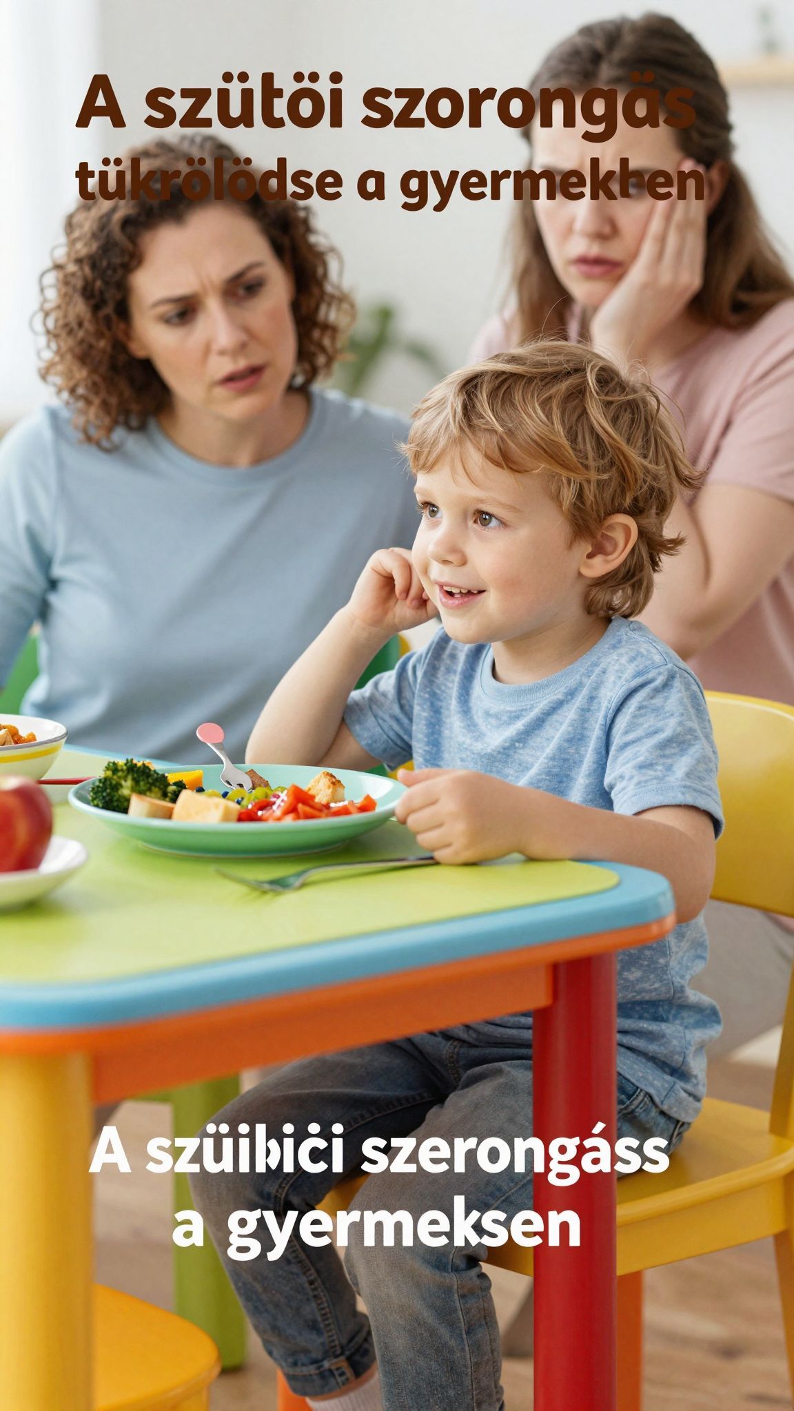 A szülői szorongás erősítheti a gyermek evéshez fűződő félelmét.