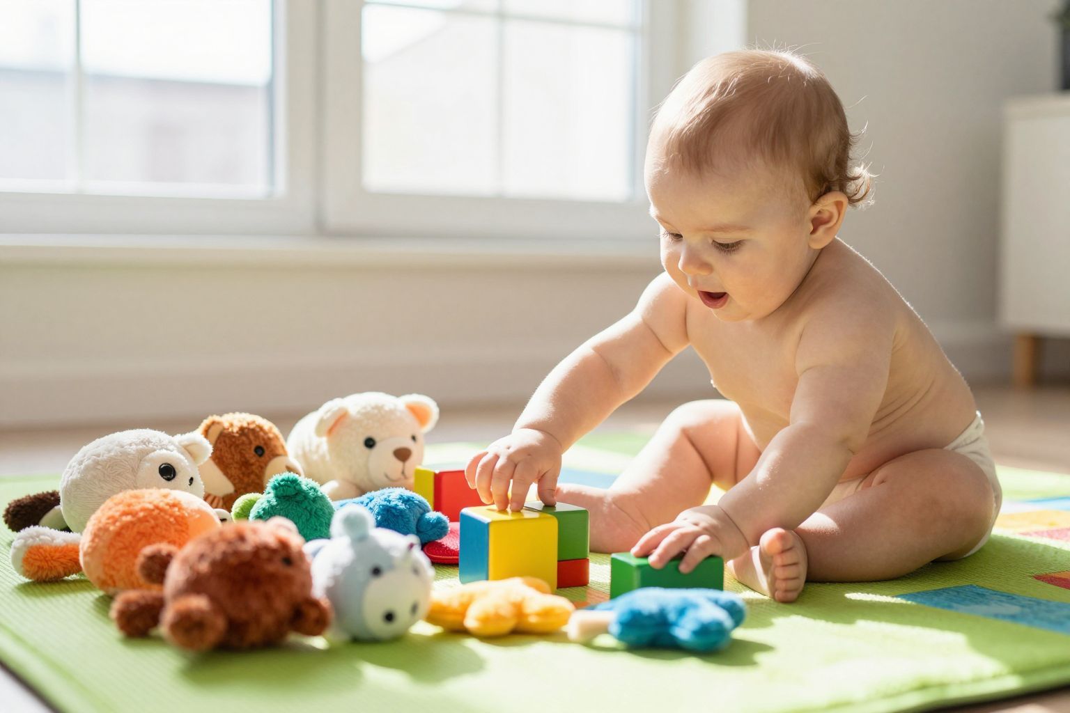 A tapintás segít a baba érzelmi stabilitásának kialakításában.