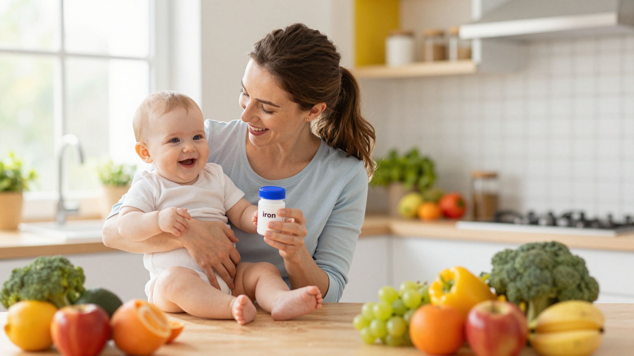 A vaspótlás helyes készítménye segít a fejlődésben.