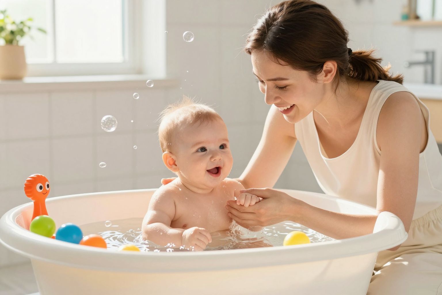 A túl meleg fürdőhőmérséklet égési sérülést okozhat.