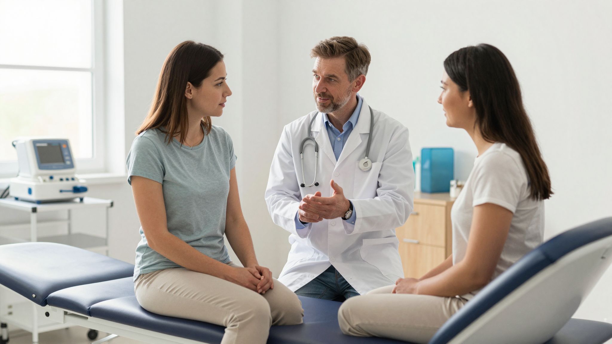 A vizsgálat előtt fontos a menstruációs ciklus ismerete.