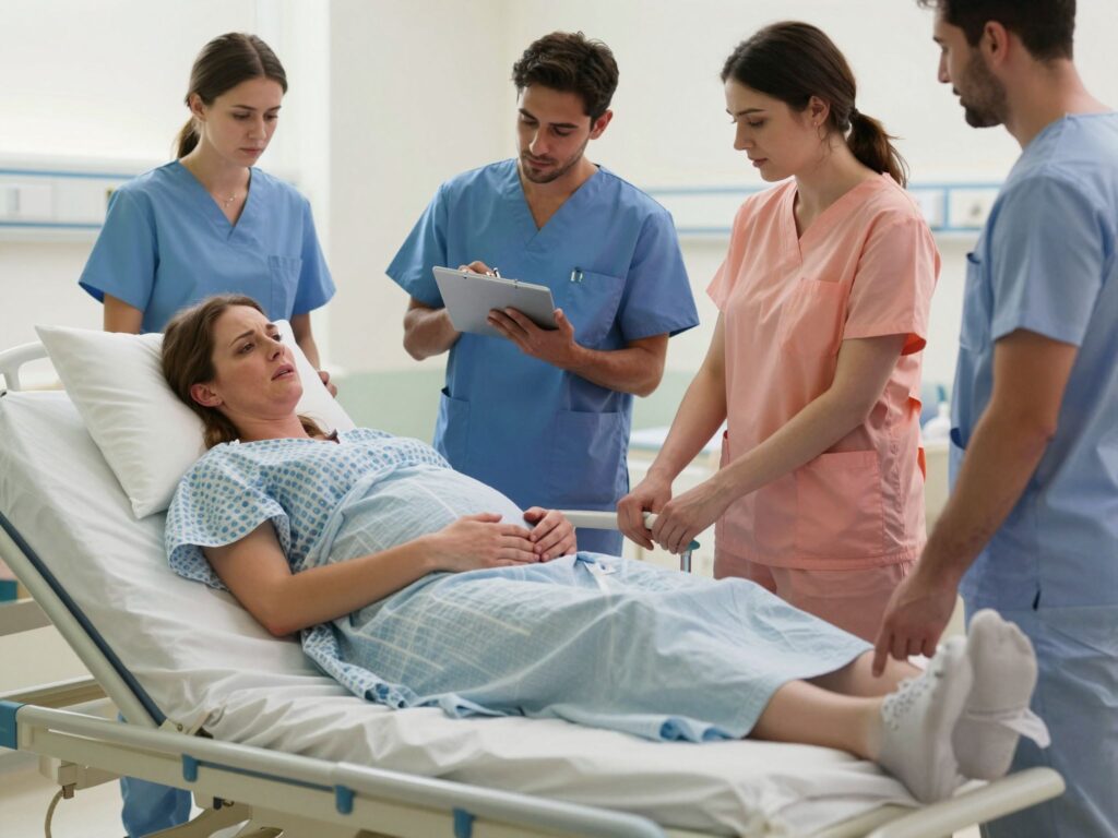 Apás szülés rémálommal: mit tegyél, ha a párod elájul a vajúdás közben?