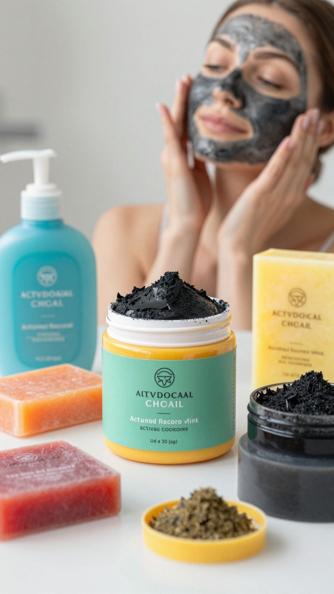 Az aktív szén mélyen tisztítja a pórusokat.