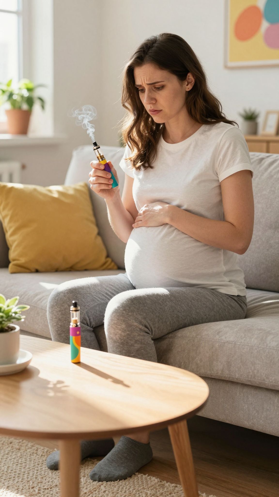 Az e-cigaretta nem kockázatmentes a magzatra nézve.