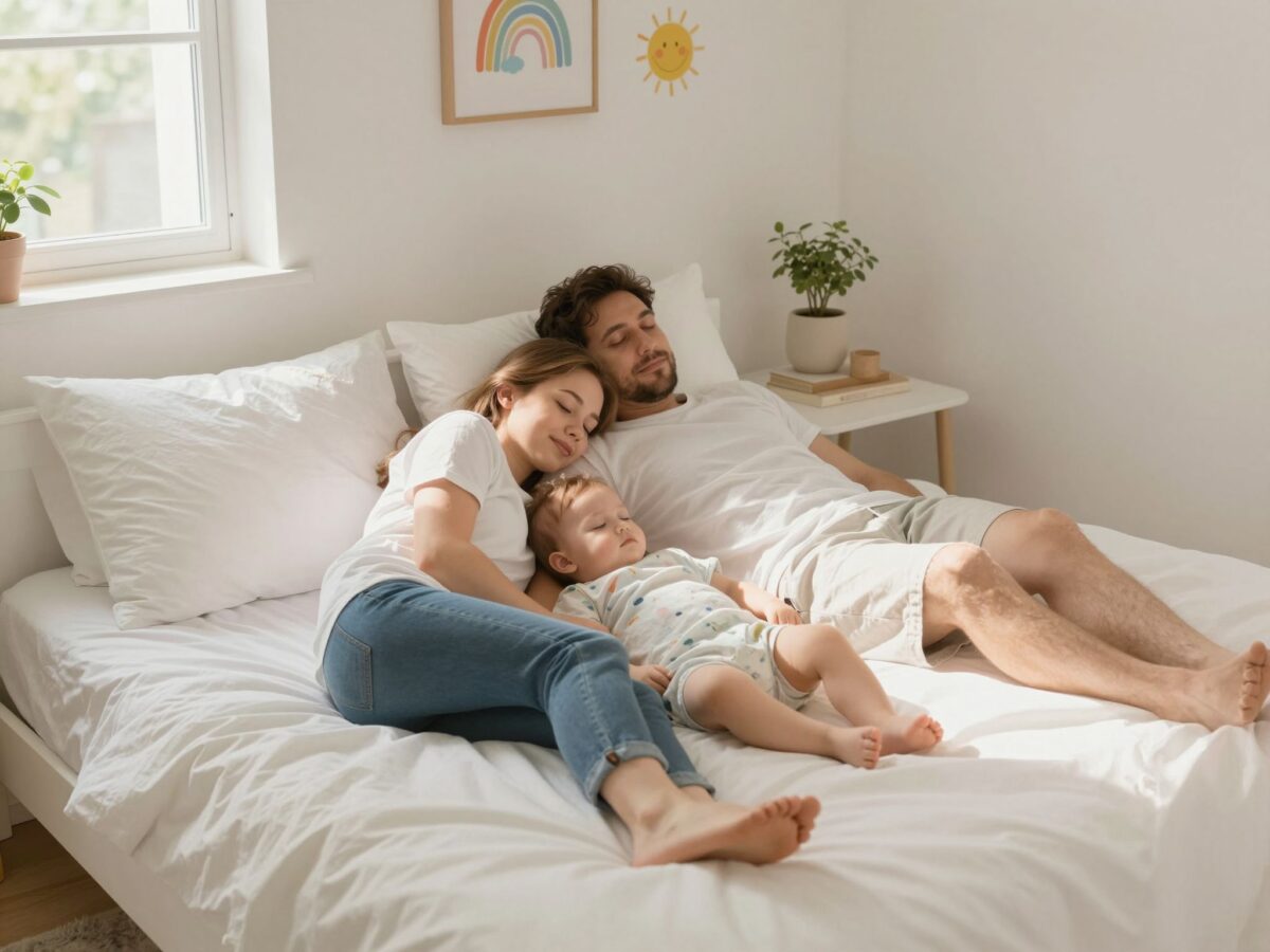 Az együttalvás pszichológiája: hogyan hat a családra, ha a baba a szülőkkel alszik?