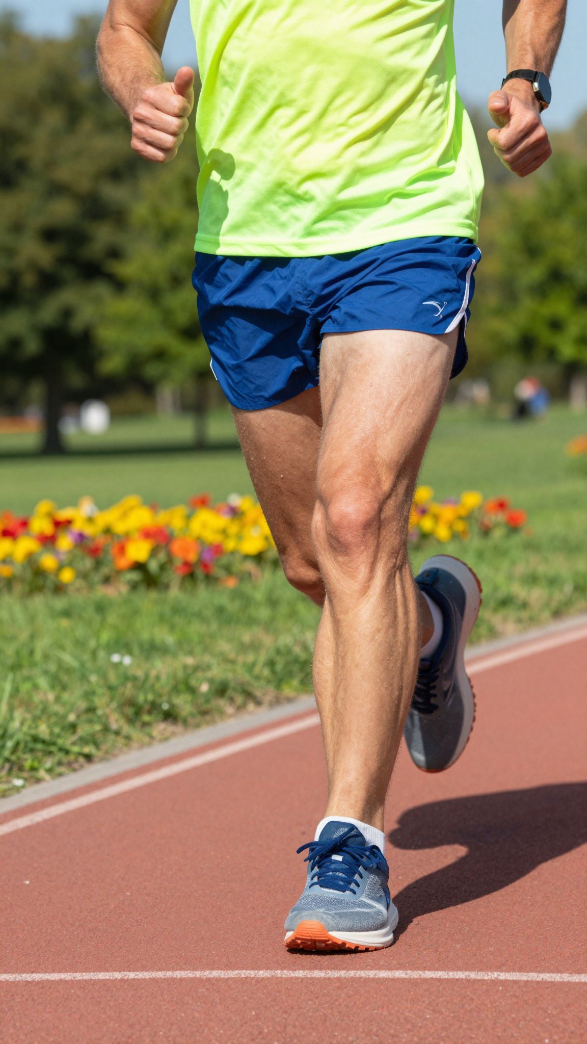 A láthatatlan pajzs erősíti a térded védelmét futás közben.