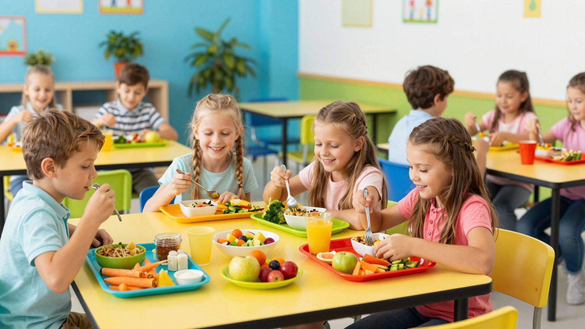 Az iskolai menza gyakran korlátozott választékot kínál ételérzékenyeknek.