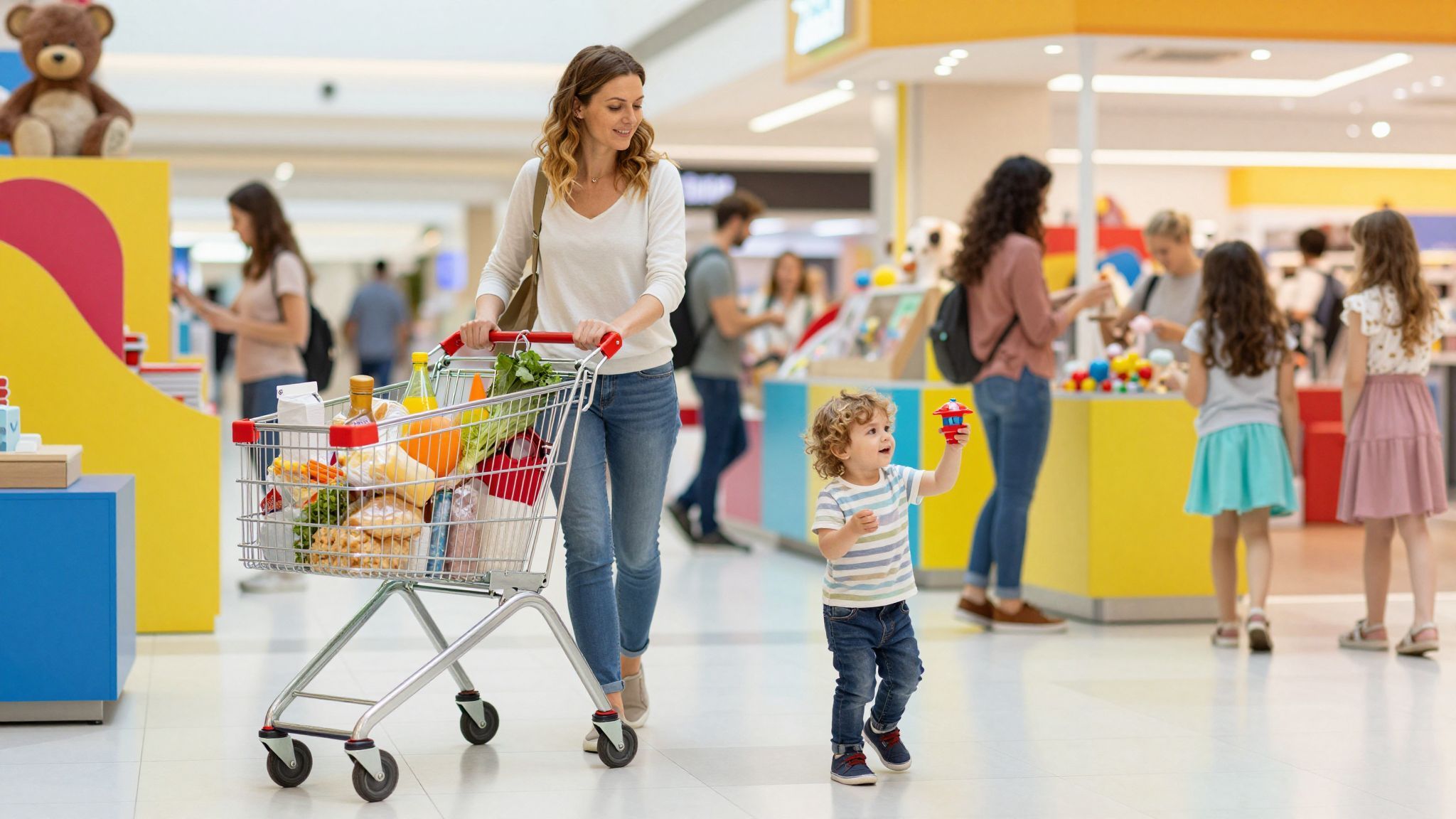 Az online vásárlás csökkentheti a gyerekekkel való stresszt.