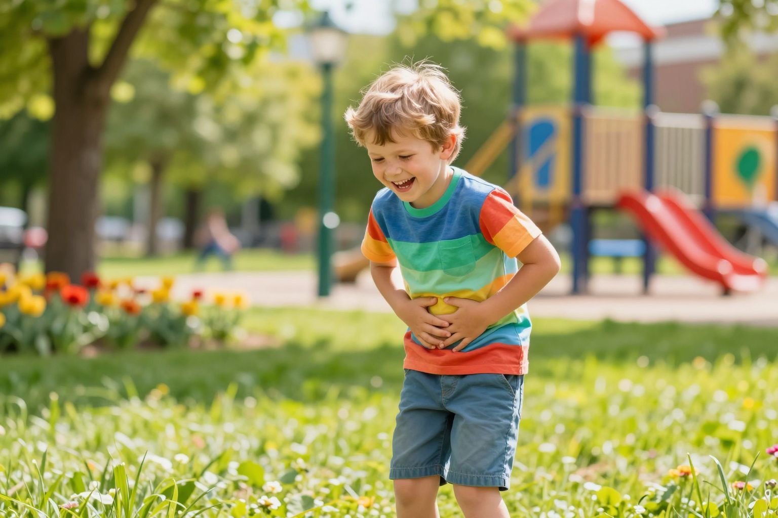 A stressz gyakran okoz hasfájást gyerekeknél iskolában.