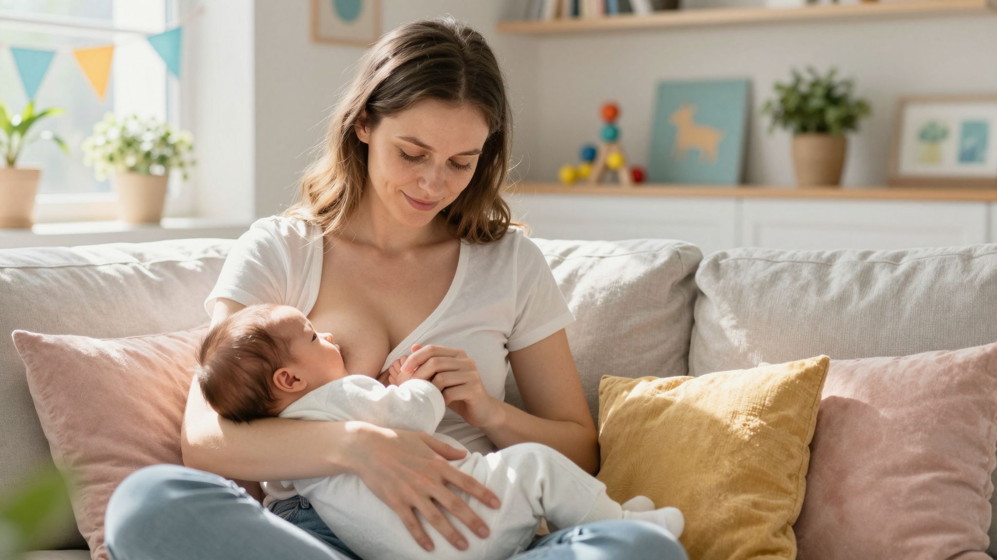 A szoptatás segíthet a gyógyulási folyamatban.