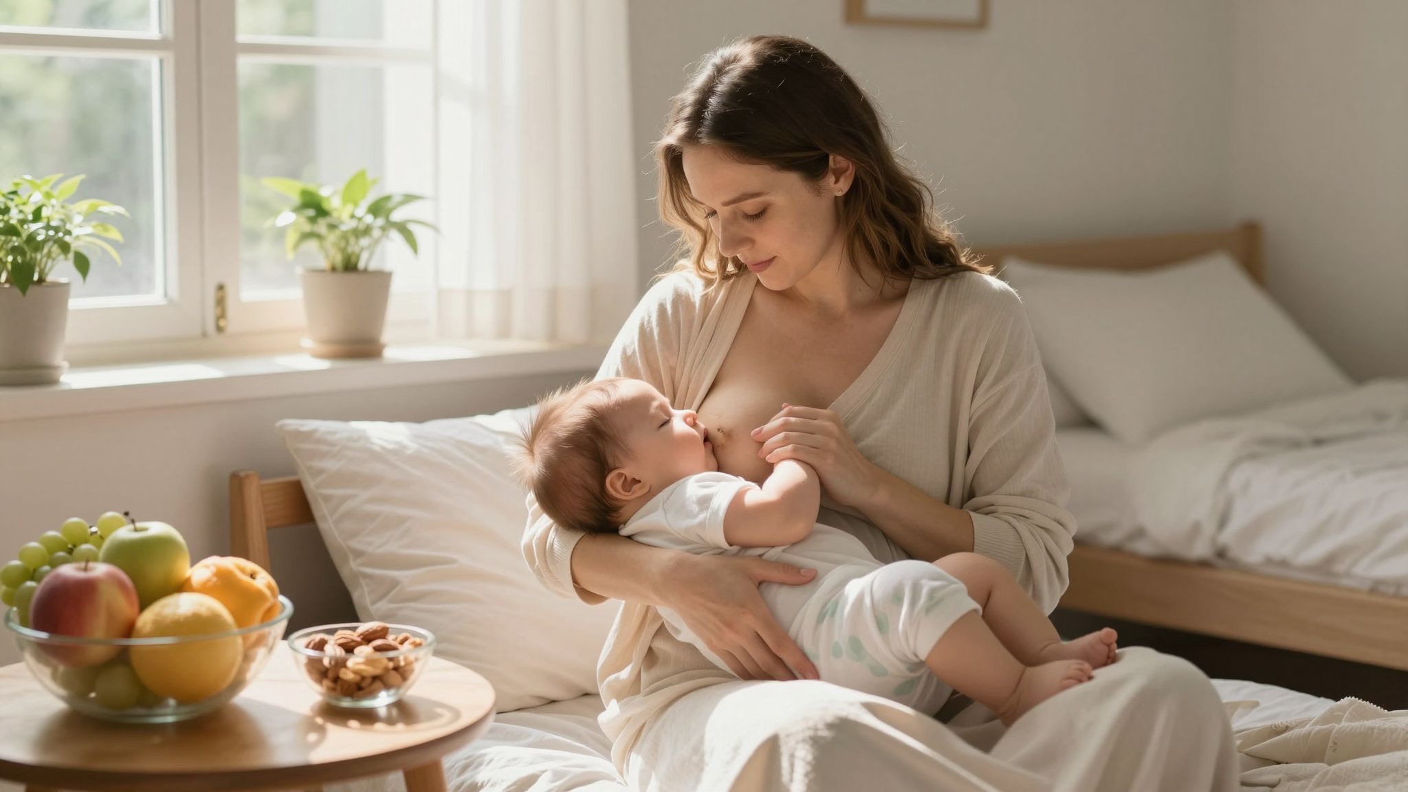 A szoptatás javítja az anya alvásminőségét és táplálkozását.