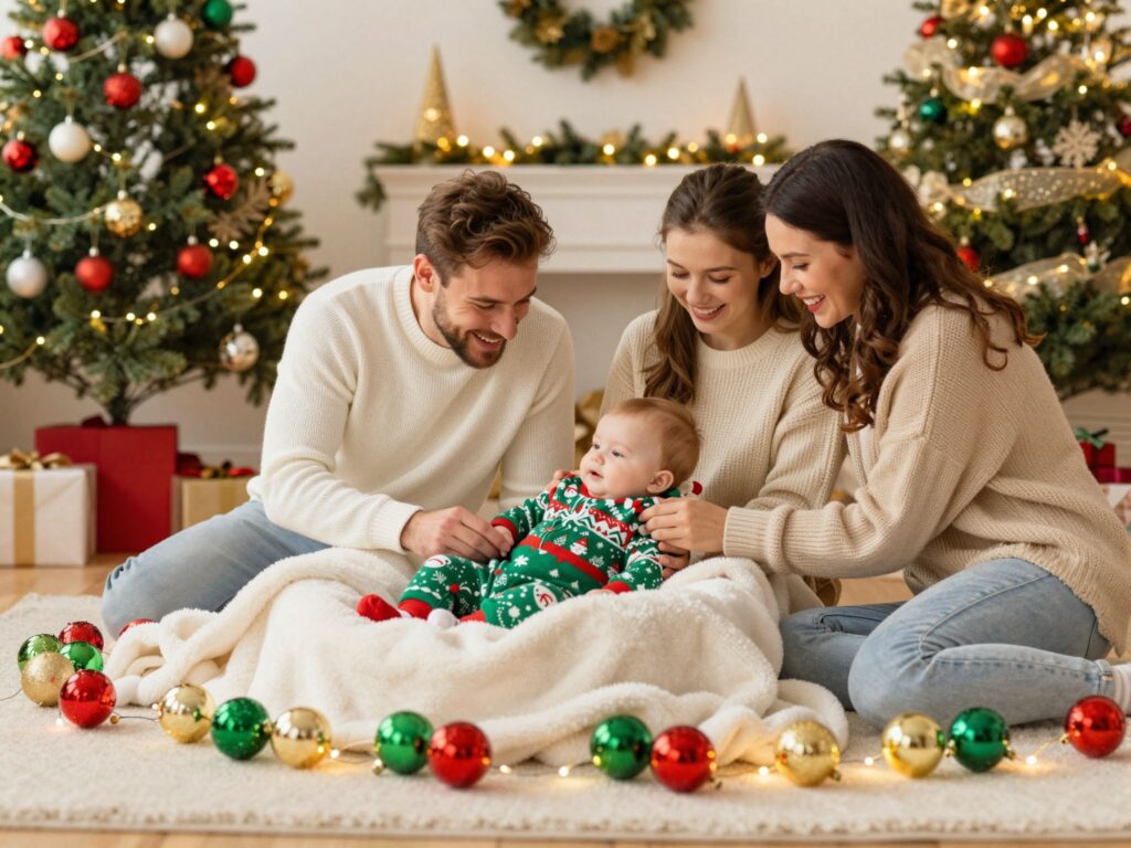 Első karácsony babával: egyszerűség, biztonság, élmények