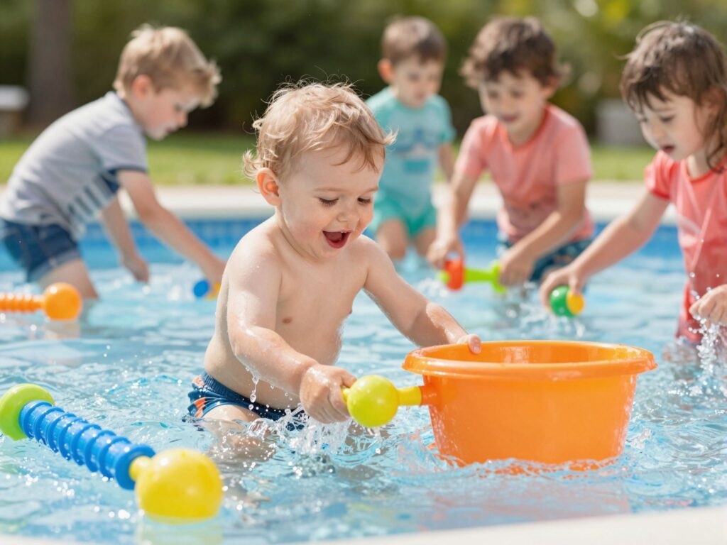 Fejlesztő pancsolás: vizes játékötletek, amikkel a kicsi játszva tanul