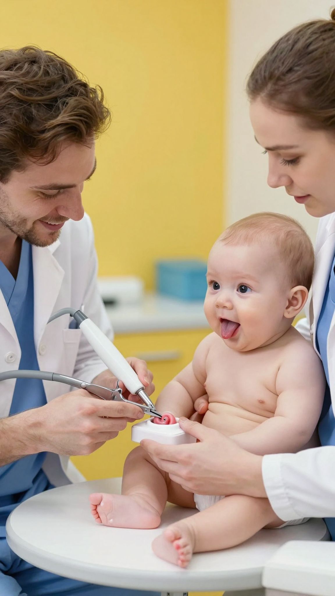 A lézeres frenulotomia gyorsabb gyógyulást eredményezhet.