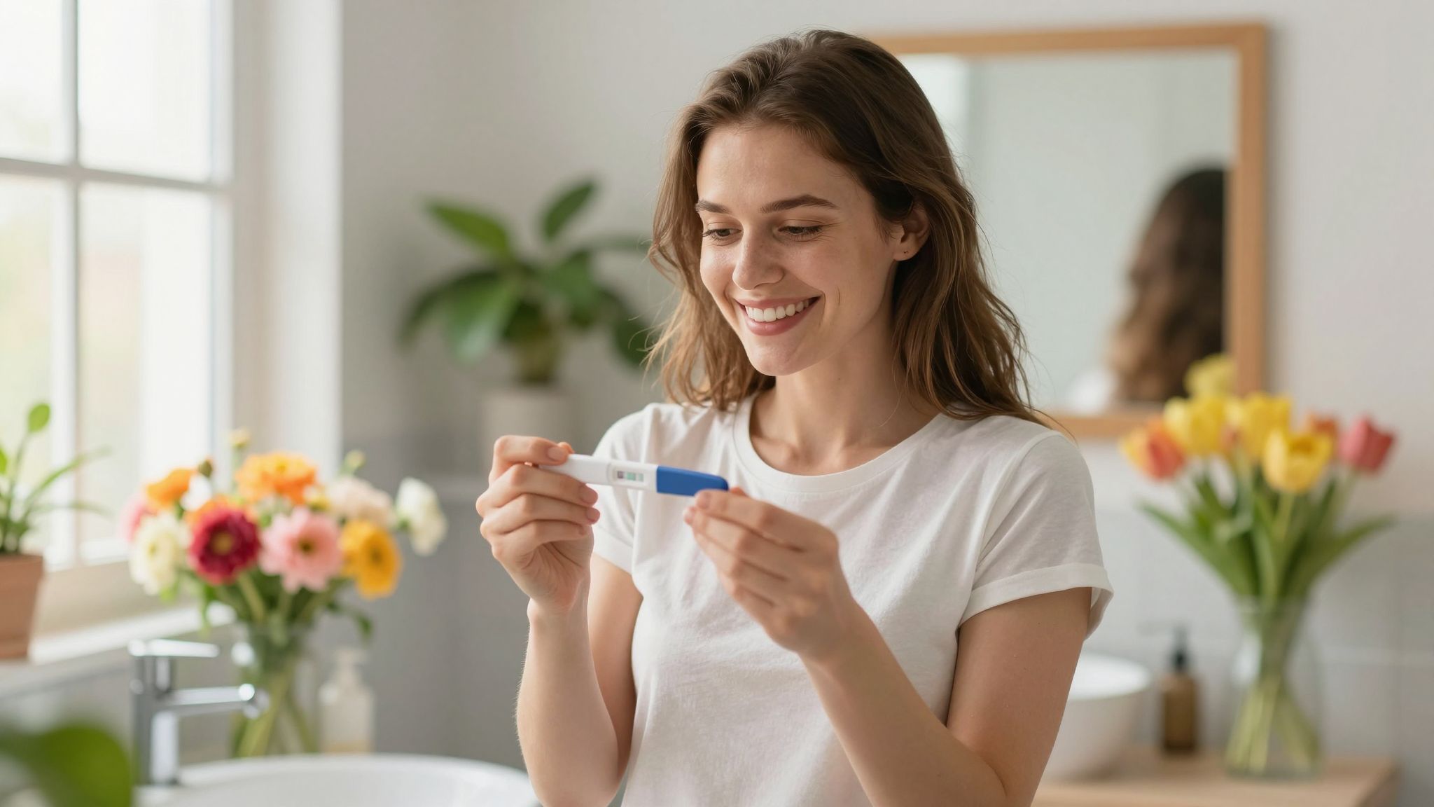 Az ovulációs tesztek a LH hormon szintjét mérik.