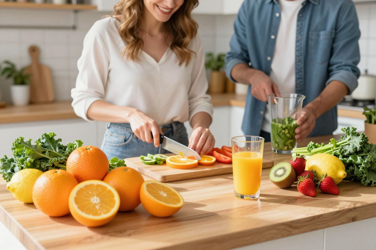 A C-vitamin legjobb forrásai a friss gyümölcsök és zöldségek.