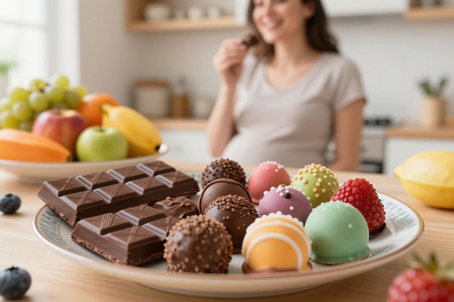 A csokoládé mértékletes fogyasztása jótékony a várandósság alatt.