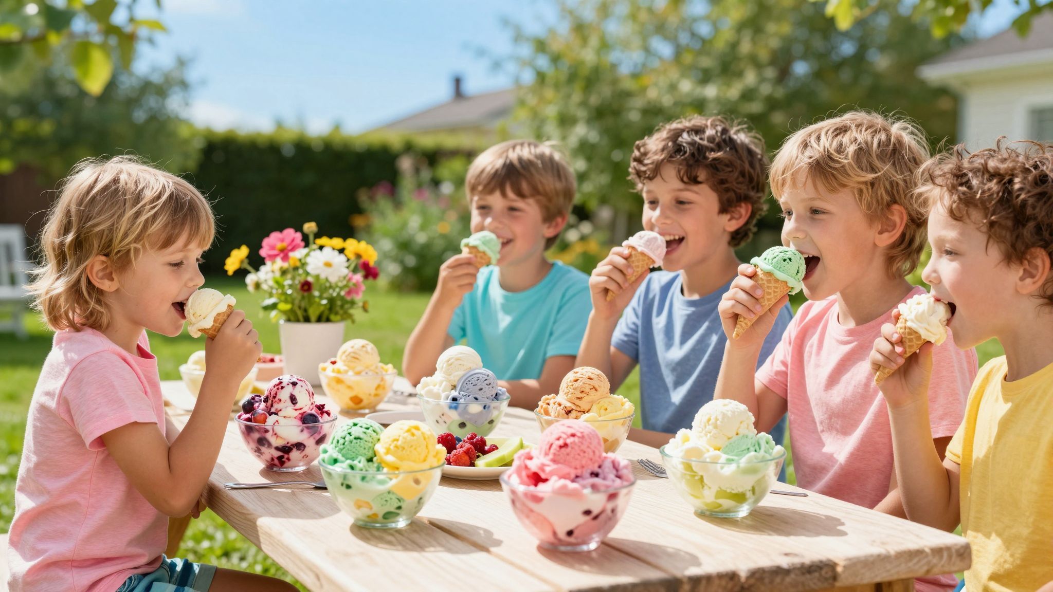 A házi fagylaltokhoz természetes összetevők is elegendőek.