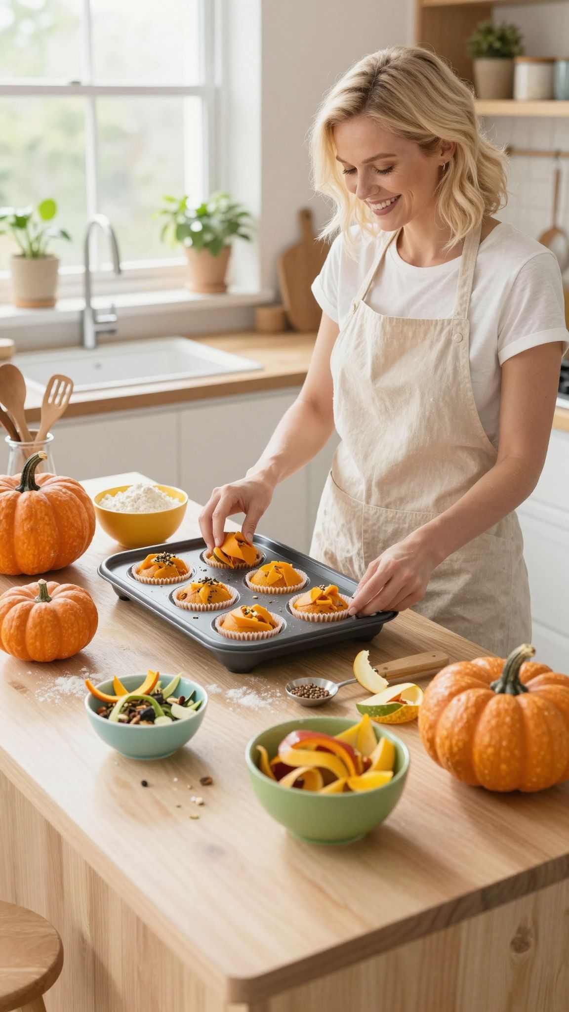 A sütőtökös muffin remek módja a konyhai maradékok felhasználásának!