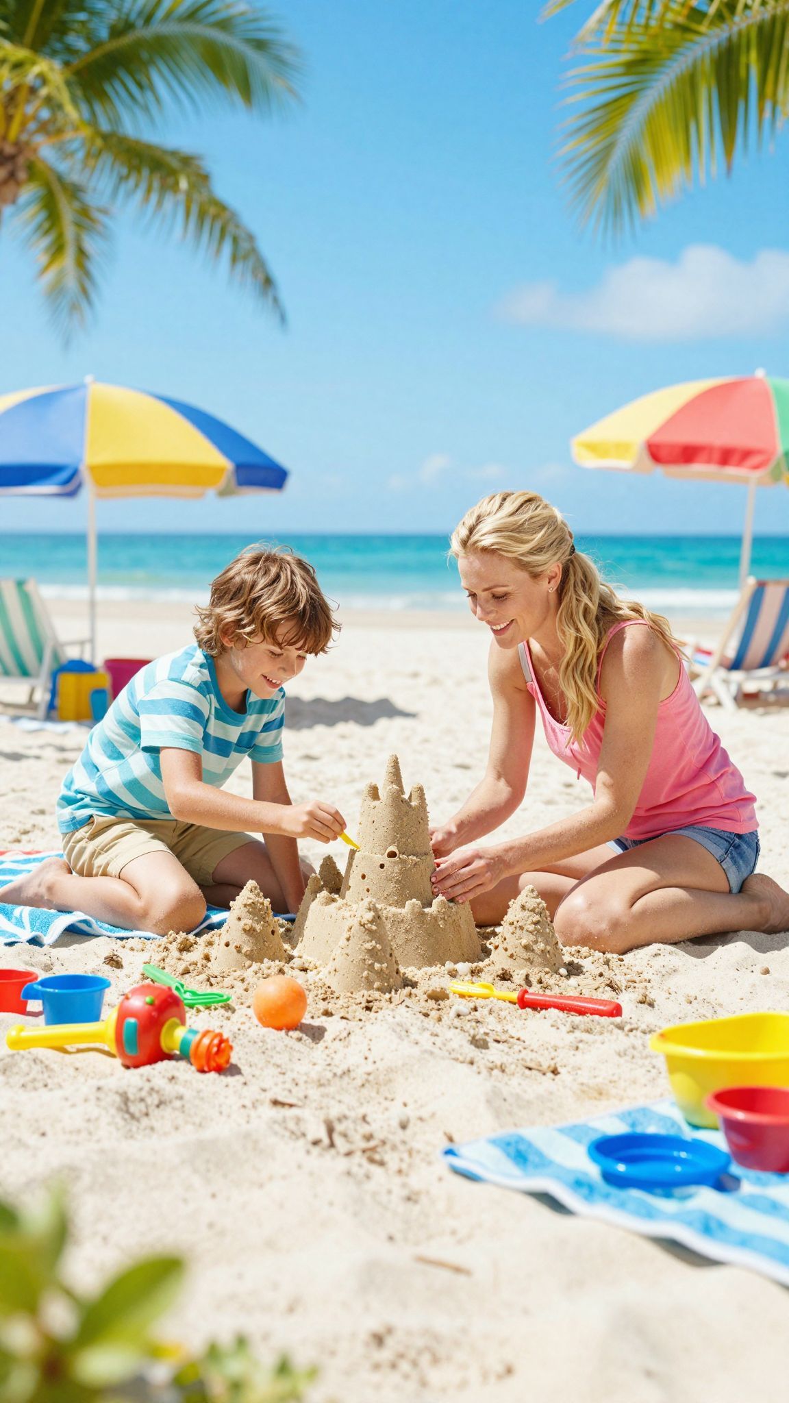 A szóló családi vakációk során a pihenés is fontos.