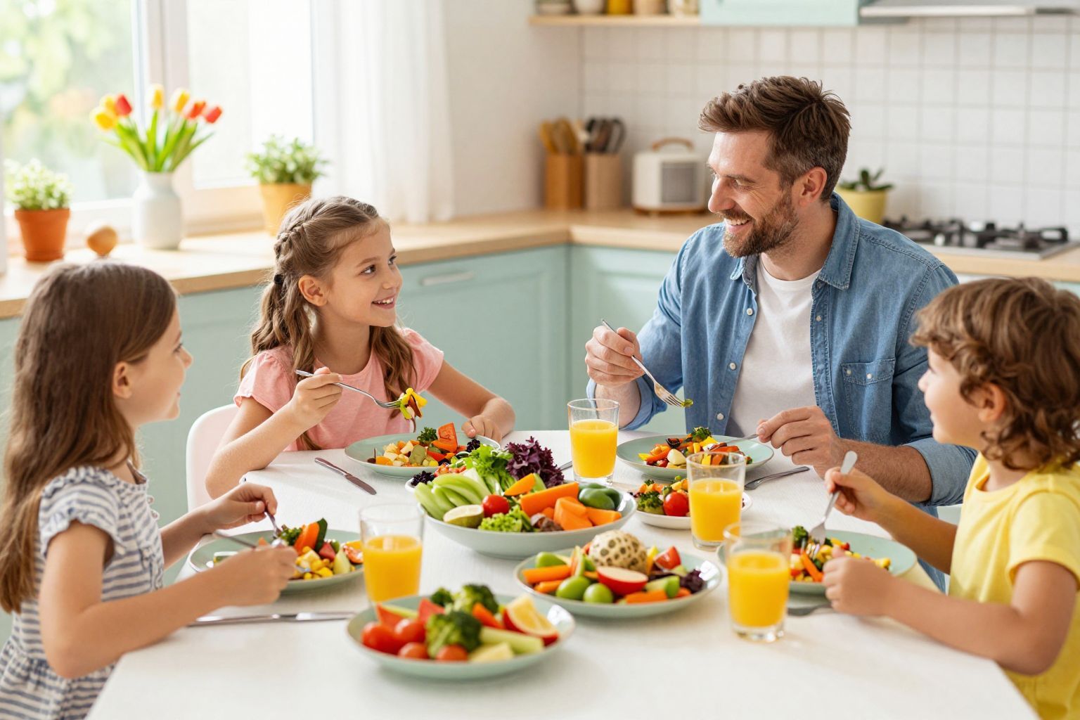 A menüsor ízletes és tápláló, a gyerekek imádják!