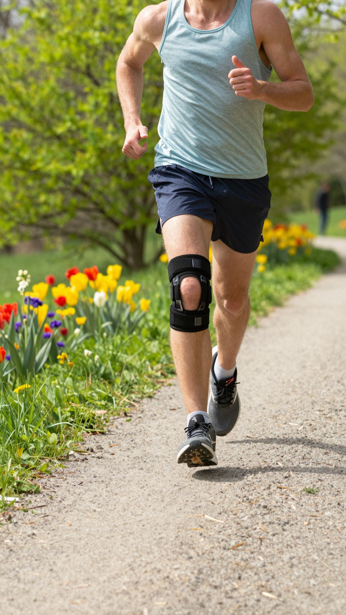 A megfelelő cipőválasztás kulcsfontosságú a térdvédelmen.