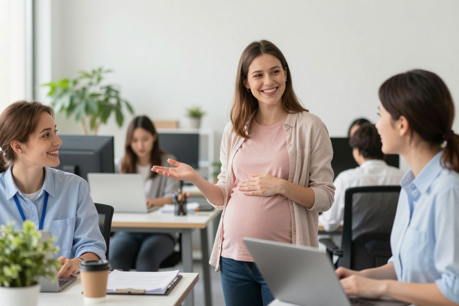 A várandós dolgozók felmondási védelme jogilag biztosított.
