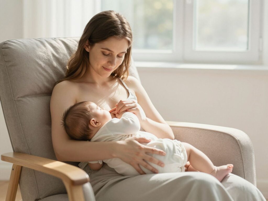 Hogyan szoptass császármetszés után a seb kímélésével? Ajánlott testhelyzetek