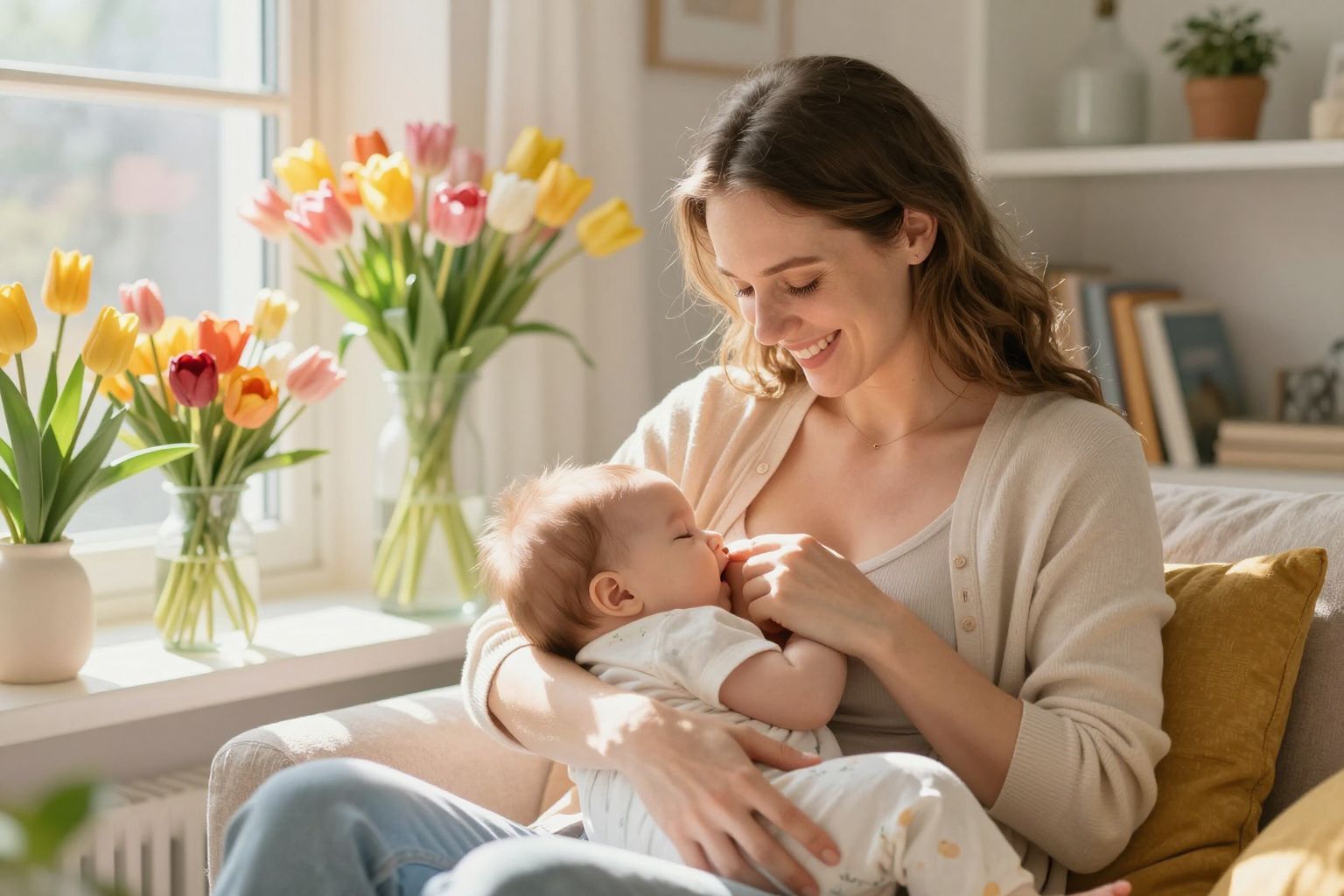 A szoptatás hormonális hatással van a termékenységre.