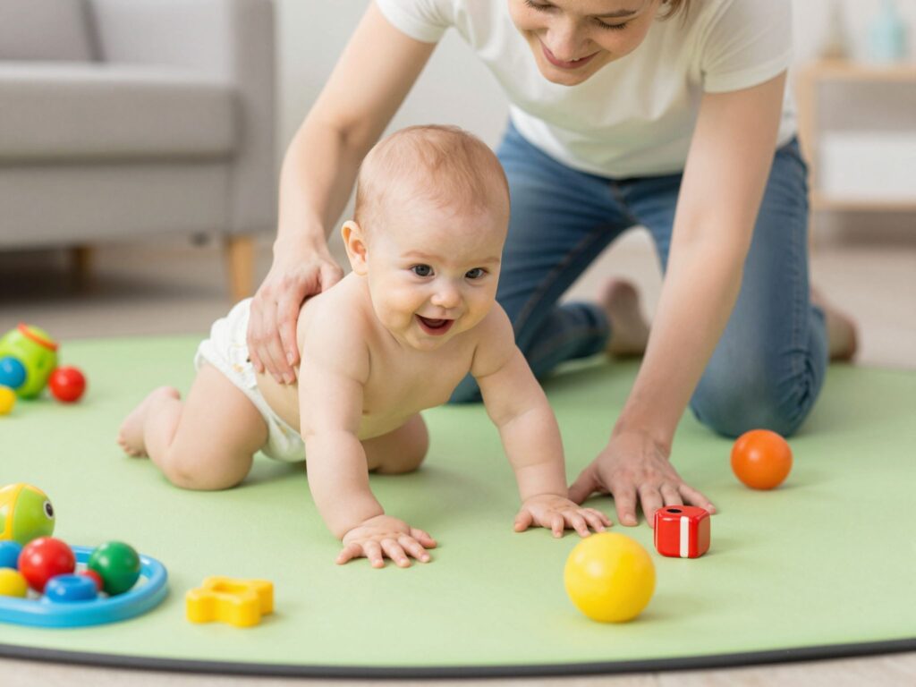 Játékos tornagyakorlatok, amik segítik a baba izmainak fejlődését